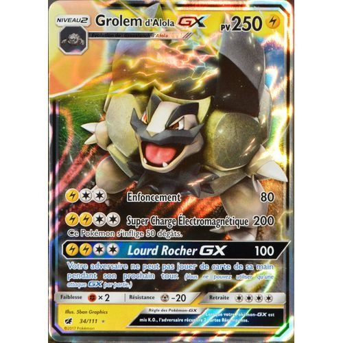 34/111 Grolem d'Alola GX